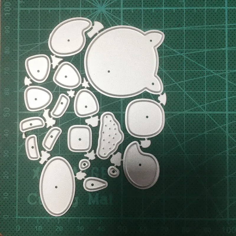 Rhino Единорог Лошадь металла резки трафареты штампы для скрапбукинга diy бумажный