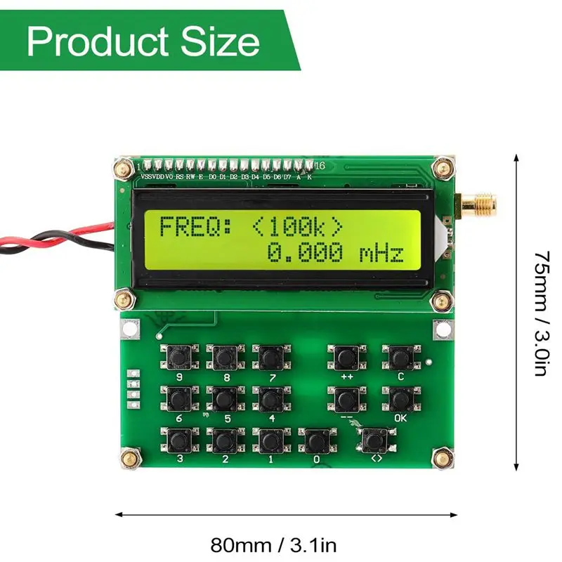 ADF4351 Signal Source VFO Variable-Frequency Oscillator Generator 35Mhz To 4000Mhz Digital LCD Display | Инструменты