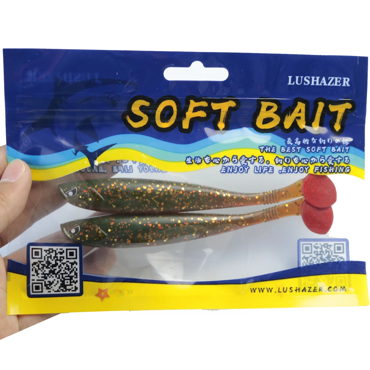 

2pcs/lot LUSHAZER soft lures for fishing 10g 12mm isca artificial carp fishing soft bait bass lure topwater peche leurre souple