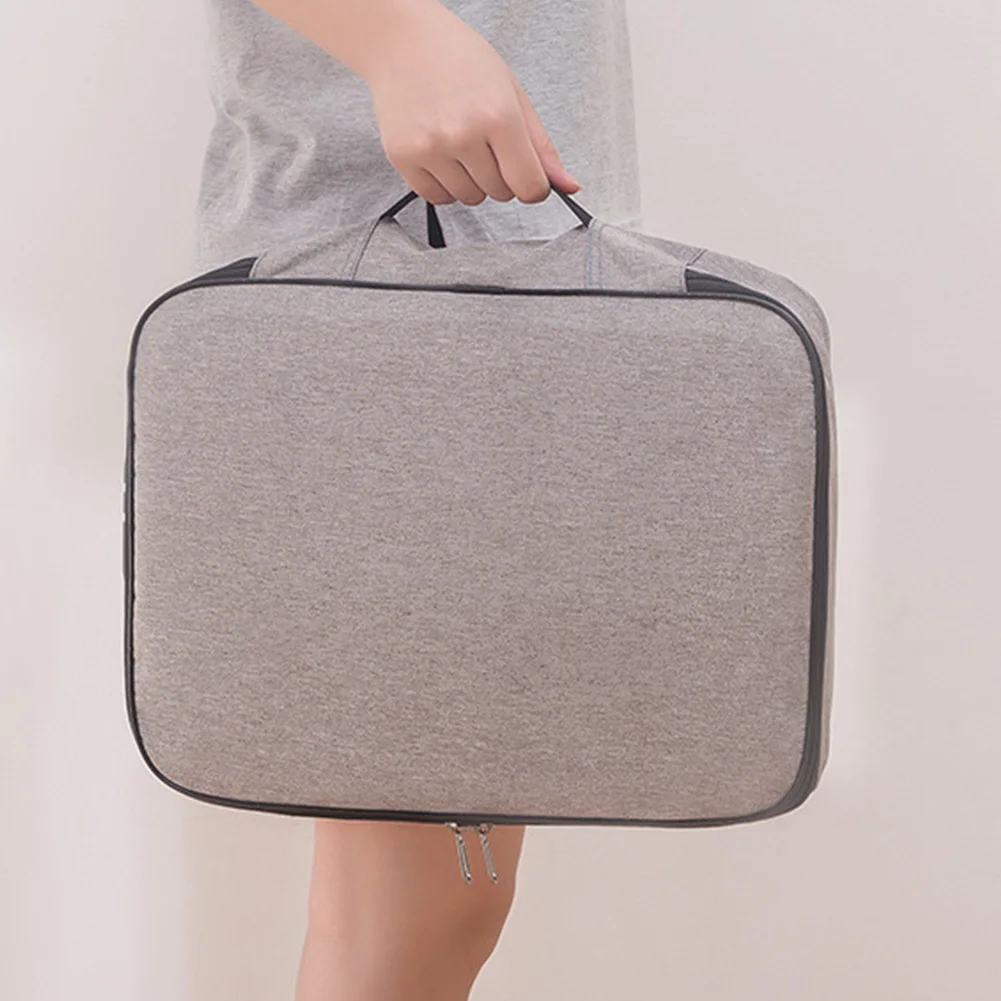 

Папка-органайзер для документов на молнии, с замком