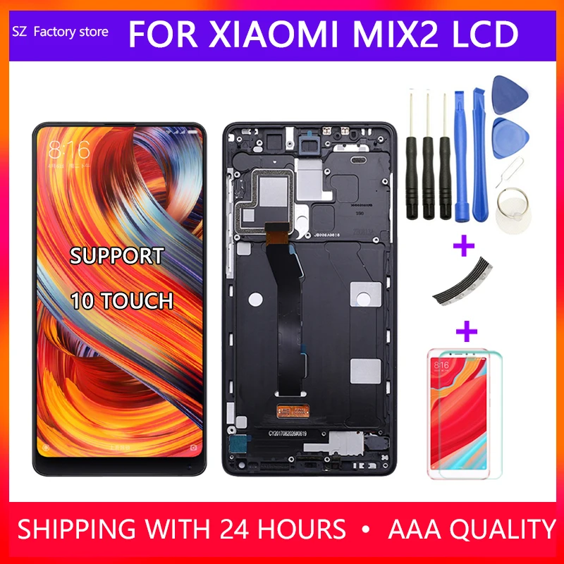 Сменный экран 5 99 дюйма для Xiaomi Mi MIX 2 ЖК дисплей и сенсорный дигитайзер рамка в