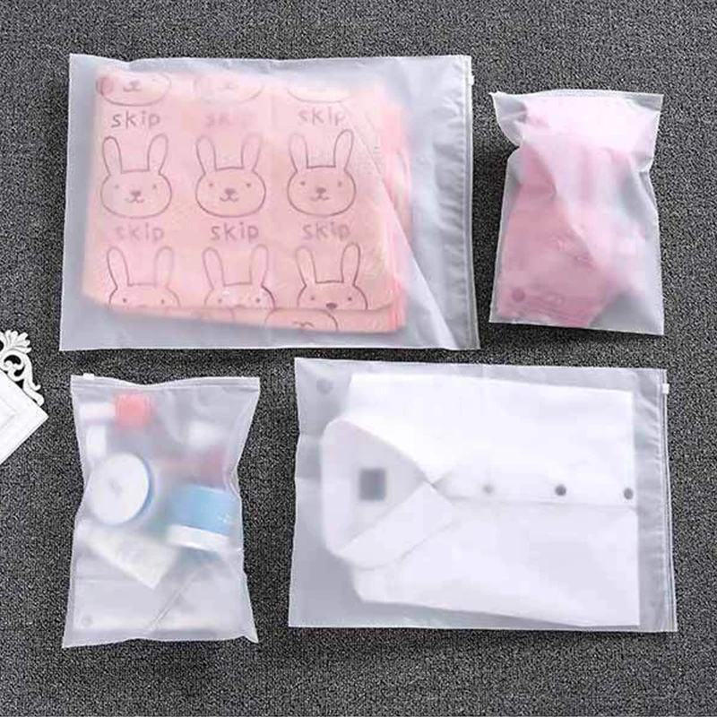 

10Pcs Transparent Storage Bag Portable Storage Bags Travel Luggage Storage Bags For Clothes And Underwear Packing Organizer Set