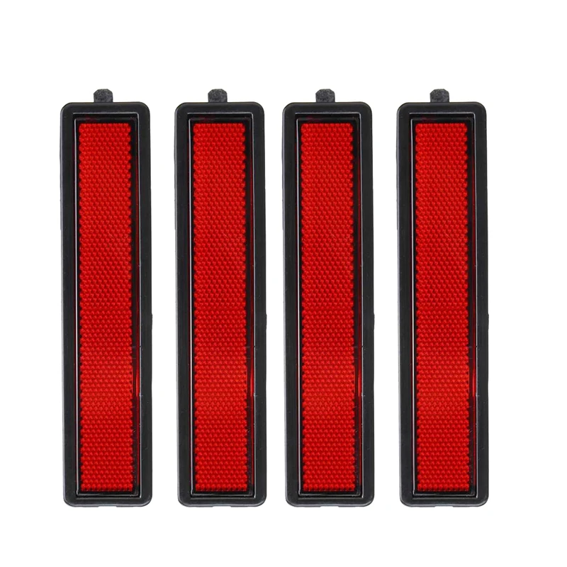 

4Pcs Car Red Turn Signal Light Bumper Side Marker Light For-BMW E30 E32 E34 3 Series