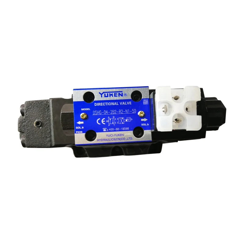 

YUCI YUKEN Electro-hydraulic Directional Control Valve DSHG-04-2B2-R2-N1-50 with Low Noise High Pressure Solenoid Valve