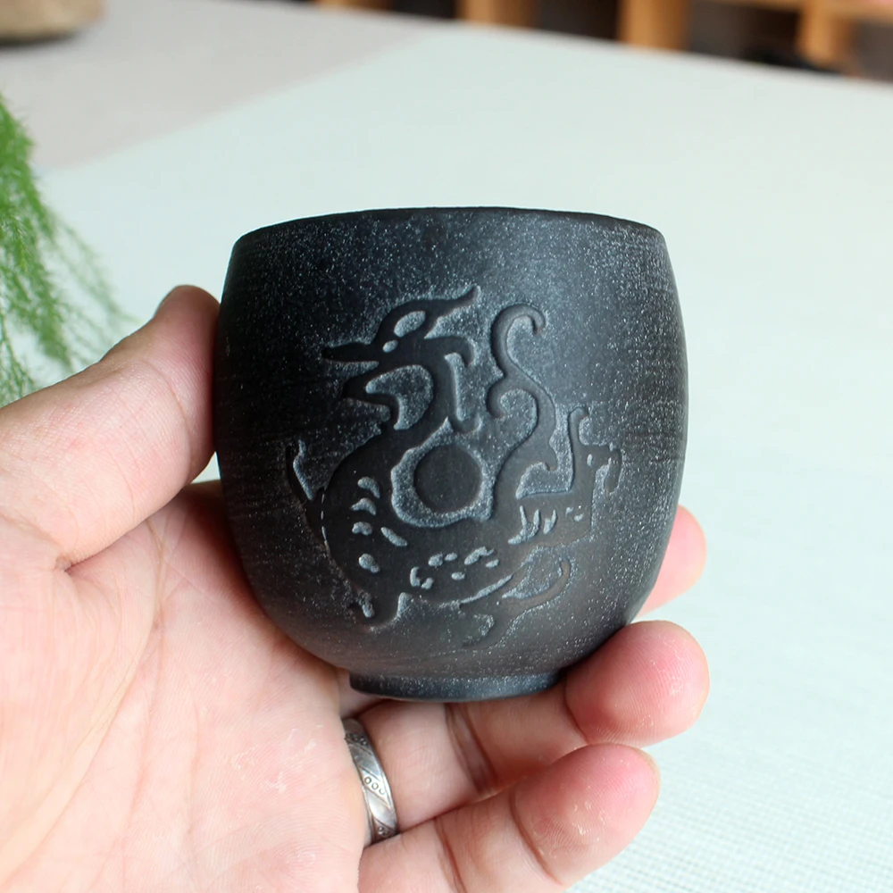 Каменная кружка для воды китайская домашний чайный набор креативная чашка