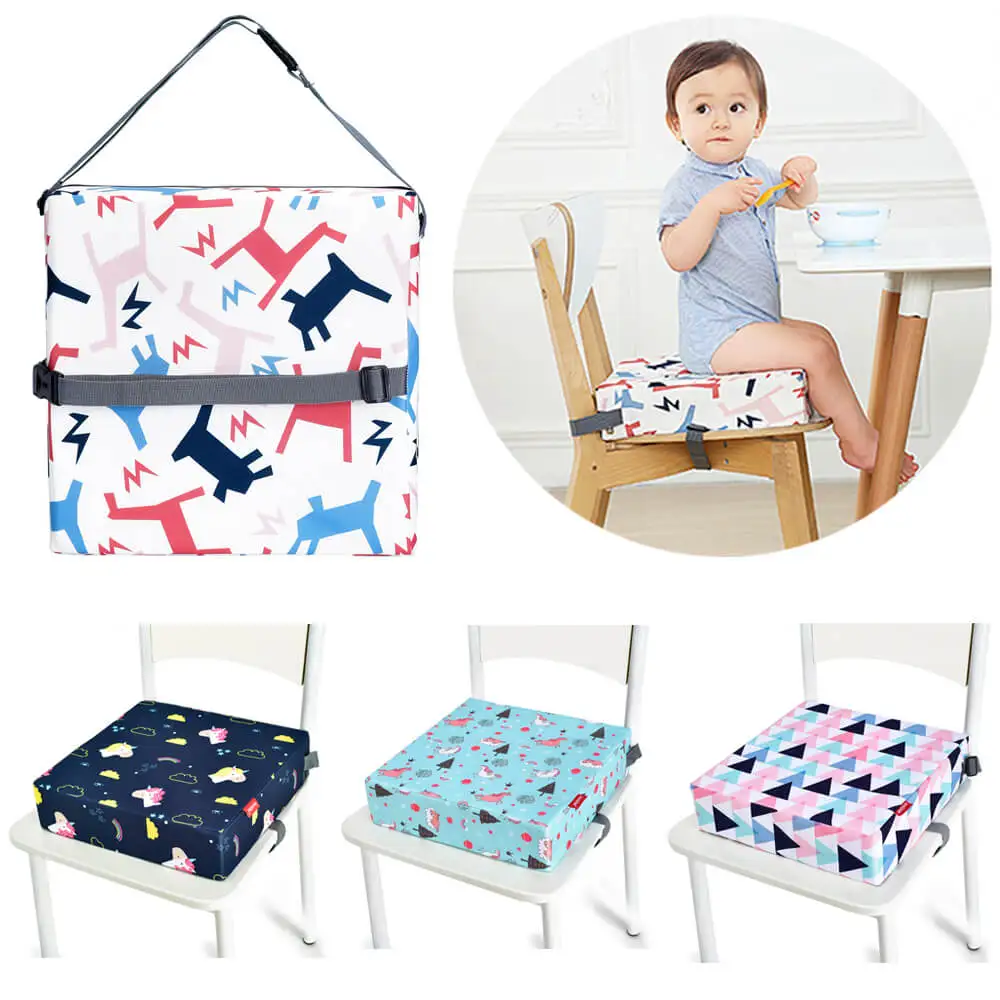 

Baby Dining Cushion Children Increased Chair Pad Kids Adjustable Removable Highchair Booster Cushion Seat Chair for Baby Care