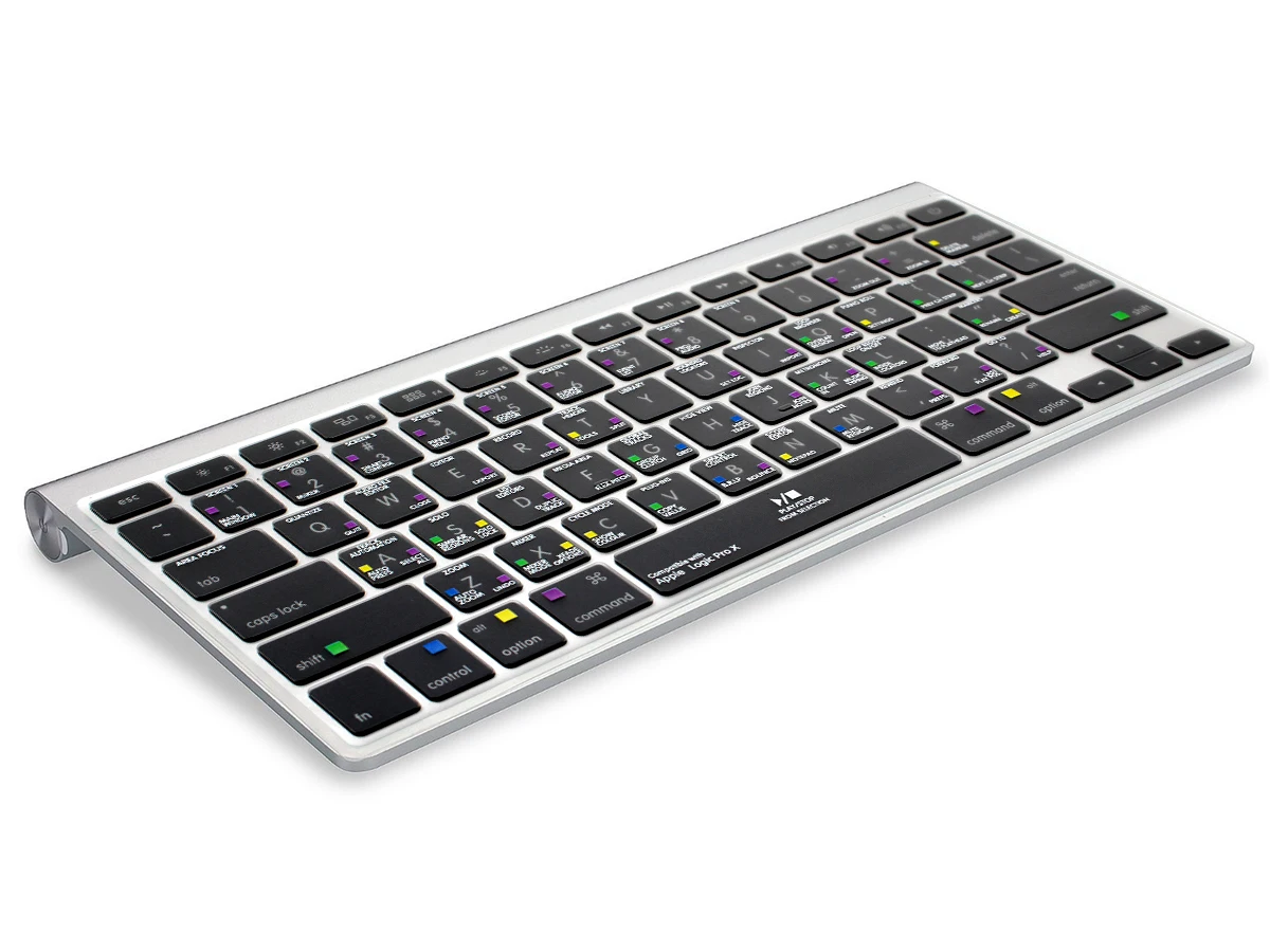 HRH моющиеся Logic Pro X функциональные ярлыки для клавиатуры с горячим ключом TPU