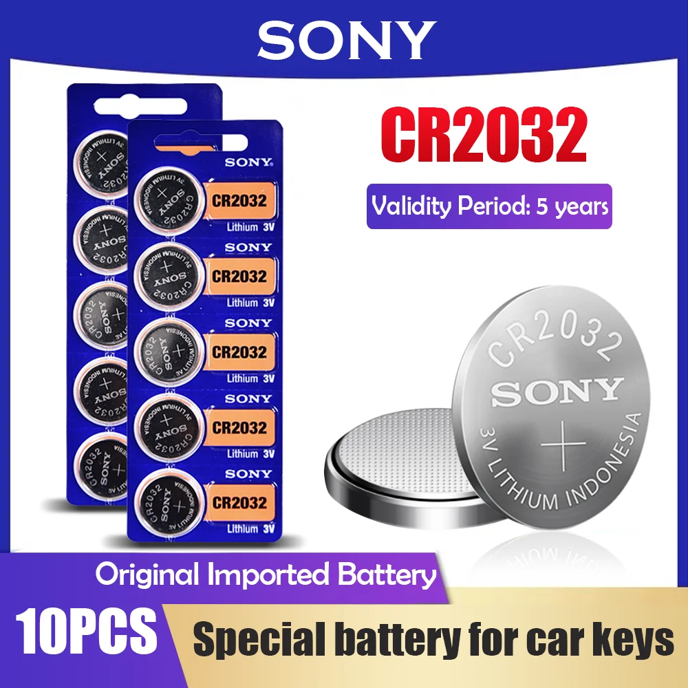Батарейки для автомобиля SONY CR2032 CR 2032 3 в 10 шт. | Электроника
