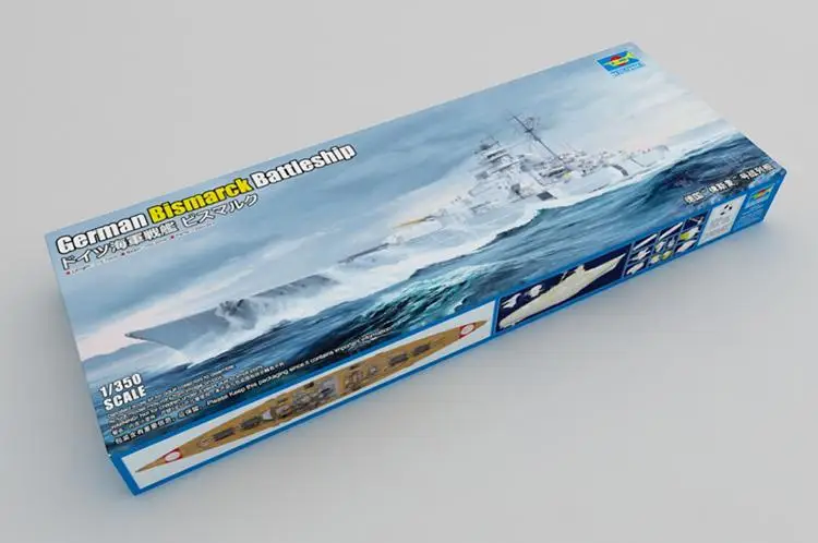 Модель Trumpeter 05358 1/350 весы Пособия по немецкому языку Бисмарк броненосец 2020 Набор