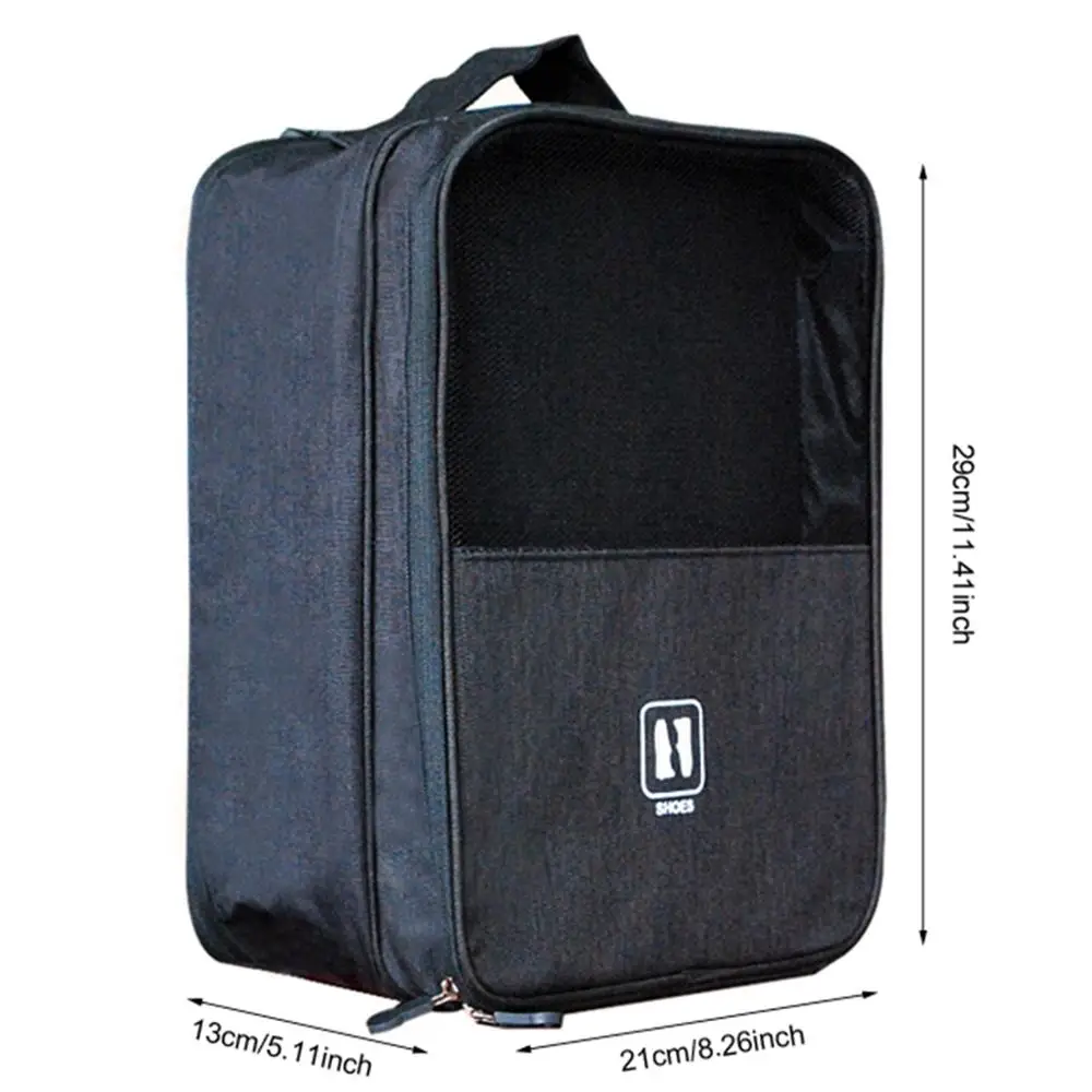 

6 Colors Folding Portable Shoes Storage Bag Waterproof Nylon Sorting Zip Lock Travel Luggage Organizers