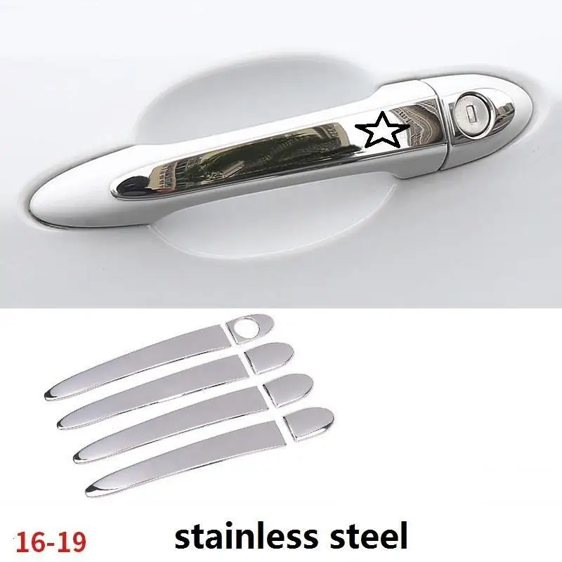 Автомобильная Модифицированная Хромированная ручка дверная внешняя Яркая