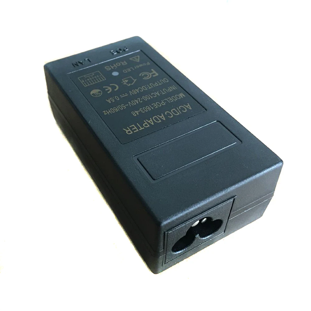 

YiiSPO CCTV Security 24V1A 15.4W POE Wall Plug POE Injector Ethernet Adapter IP Camera Phone PoE Power Supply EU Plug