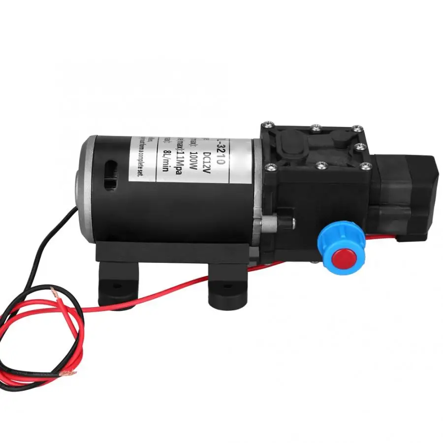 Работающего на постоянном токе 12 В в 100W 8L/мин 160Psi высокое Давление диафрагмы