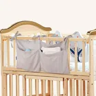 Подвесные мешки для хранения для детской кроватки, хлопковый органайзер для новорожденных, карман для игрушечных подгузников, Комплект постельного белья, сумки для магазина подгузников