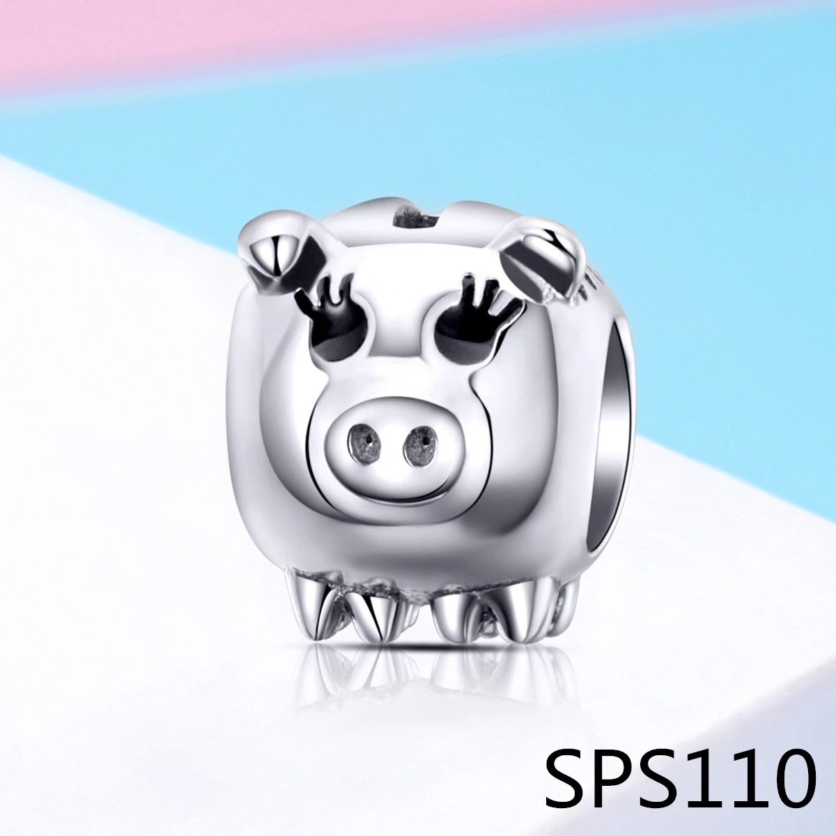 

2020 Spring uthentic 925 Sterling Silver Fish Girl Rain Song Charm Beads