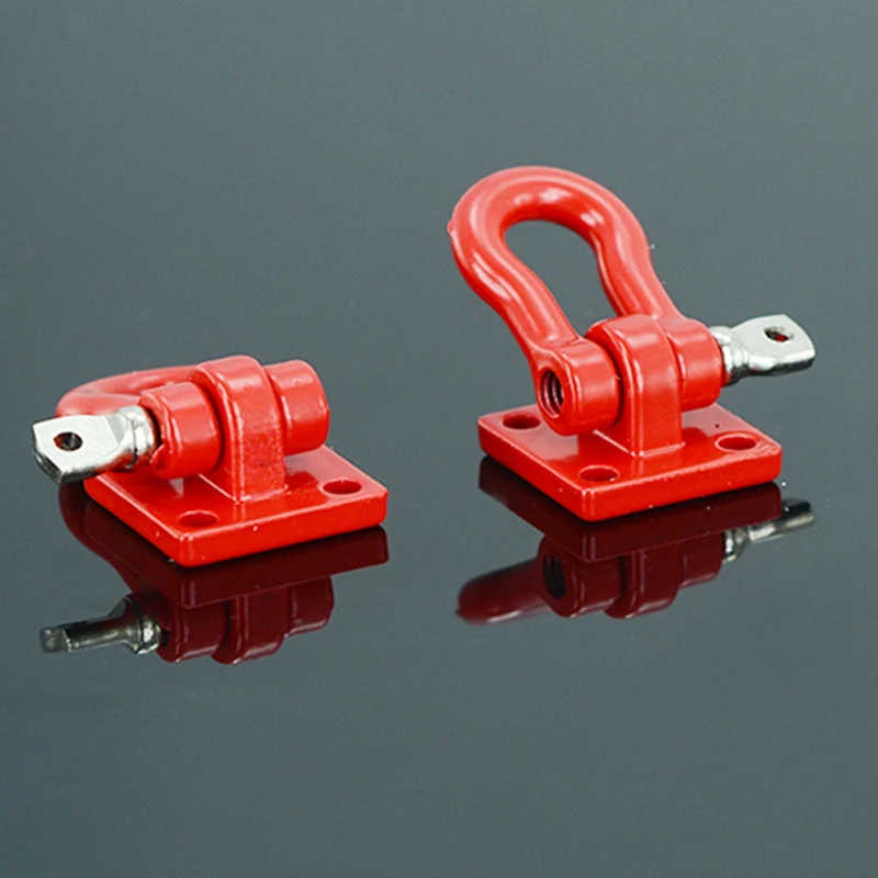 RC Car Accessories Tow Hook 2Pcs Trailer Hooks for 1:10 RC Rock Crawler for Axial SCX10 RC4WD D90 D110 NSV775 rc car fpv Wltoys images - 6