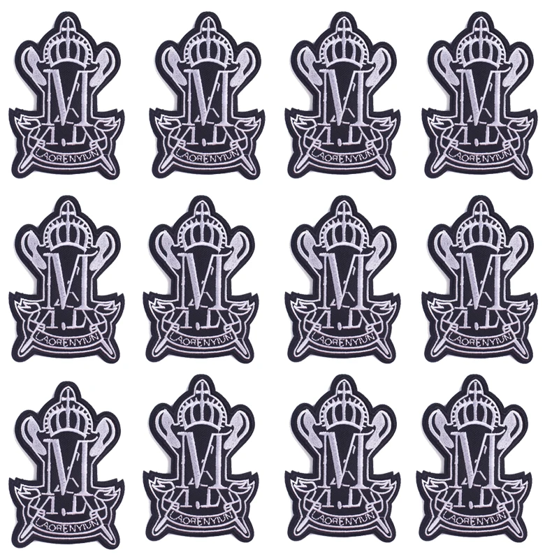 Надпись M наклейки на одежду 10 шт.|Заплатки| |