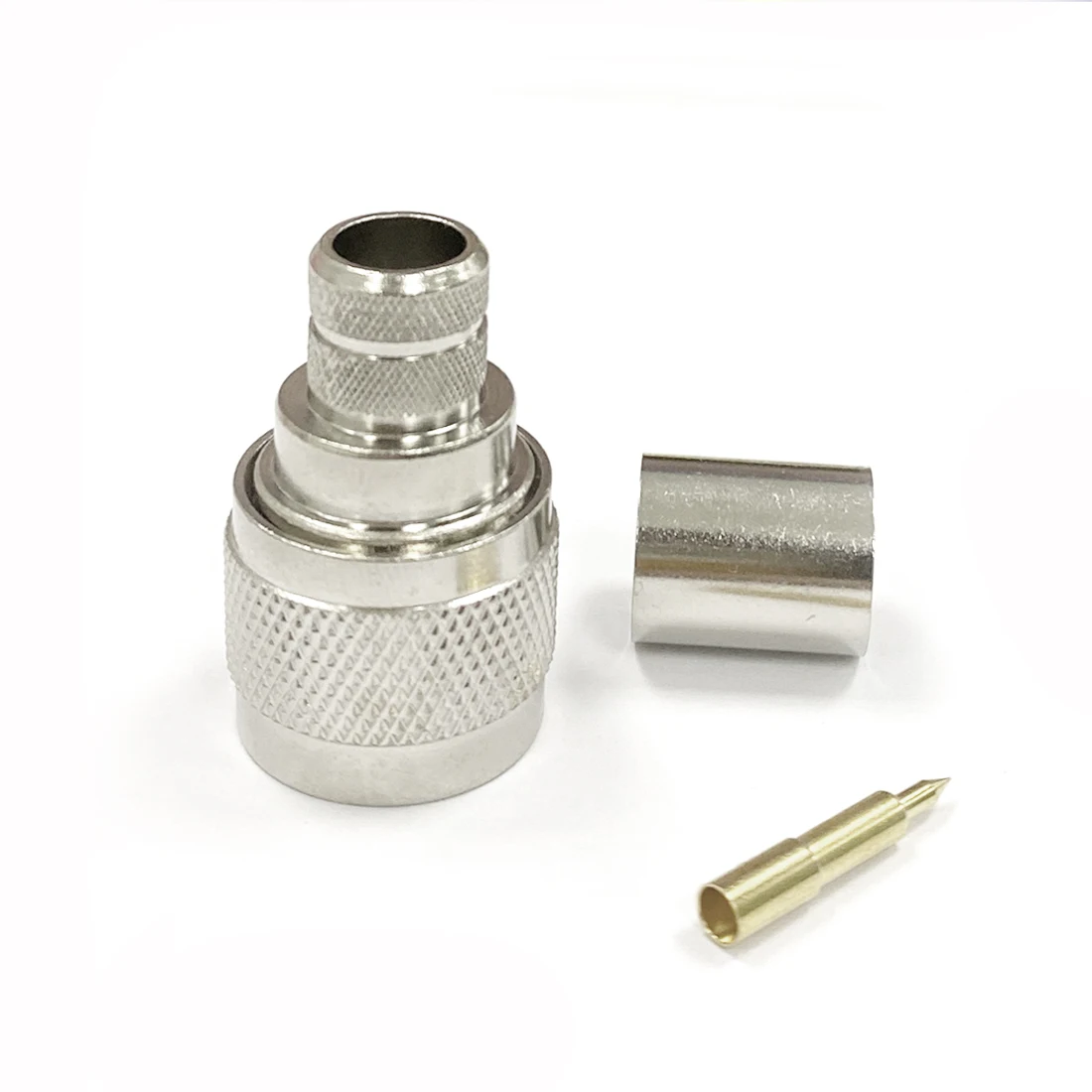 1 шт. N штекер RF коаксиальный соединитель обжимной RG8 RG213 LMR400 кабель прямой