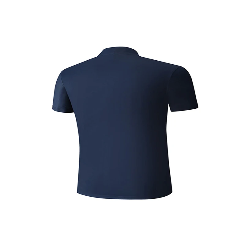 

100%polyester Custom Summer Quick Dry blue Outdoor golf Polo T shirt for men