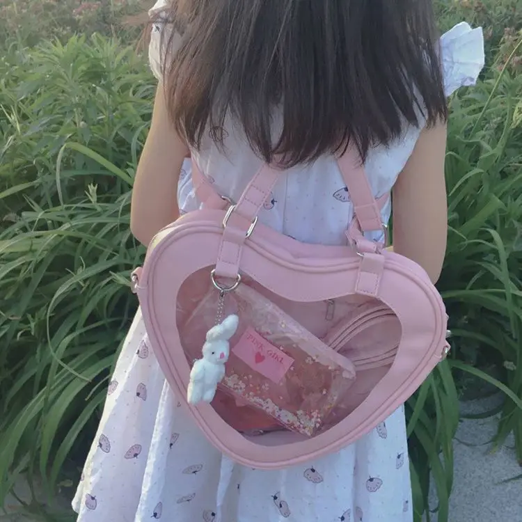 Японская дорожная школьная сумка JK женская 3D Love ITA через плечо сумка-мессенджер