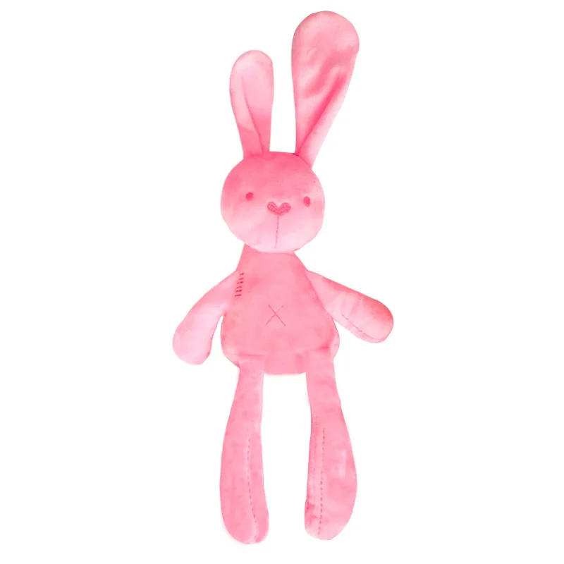 Pink Милый кролик кукла детские мягкие плюшевые игрушки для детей Кролик спящий мате мягкие и плюшевые детские игрушки в виде животных для младенцев - Цвет: Pink