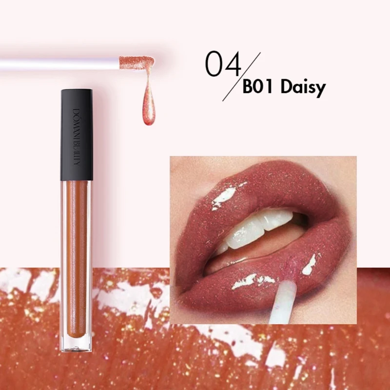Антипригарный бархатный глянцевый блеск для губ водонепроницаемый и прочный