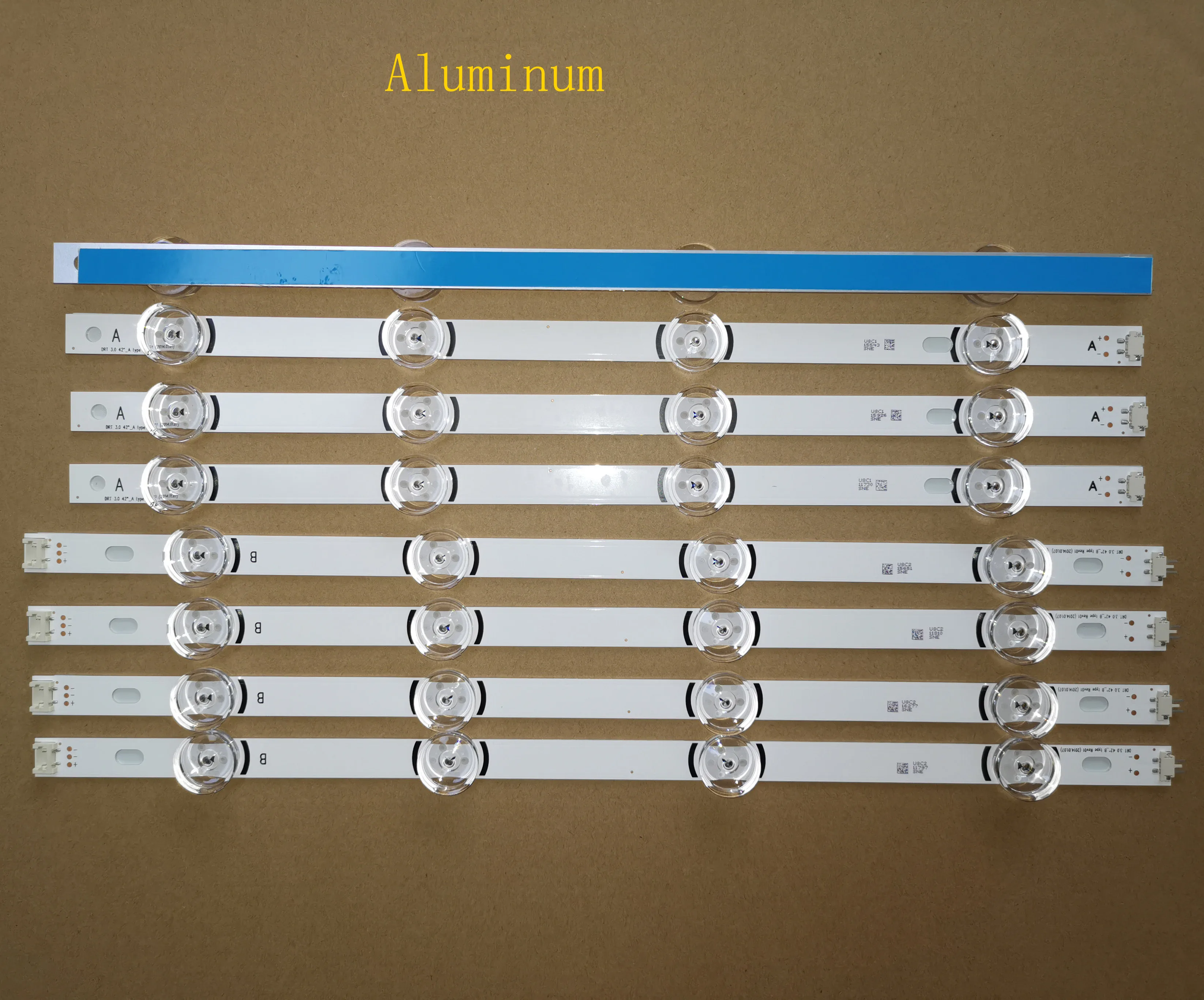 8 шт./компл. новая светодиодная лента для подсветки телевизора 42 дюйма LG Innotek DRT 3 0