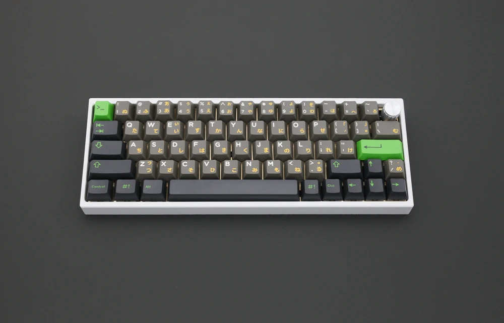 

bm60ec bm60 EC rgb 60% gh60 hot swappable Custom Mechanical Keyboard PCB programmed qmk VIA rgb switch type c Rotary Knob