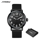 SINOBI спортивные римские Мужские часы с кожаным ремешком топовый бренд Роскошные водонепроницаемые Geneva, мужские наручные часы кварцевые часы повседневные мужские часы