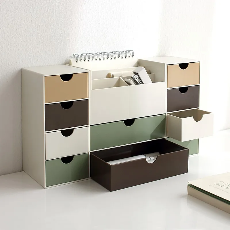 Простой стол ящик получить коробку мульти-функциональная Канцелярия офис