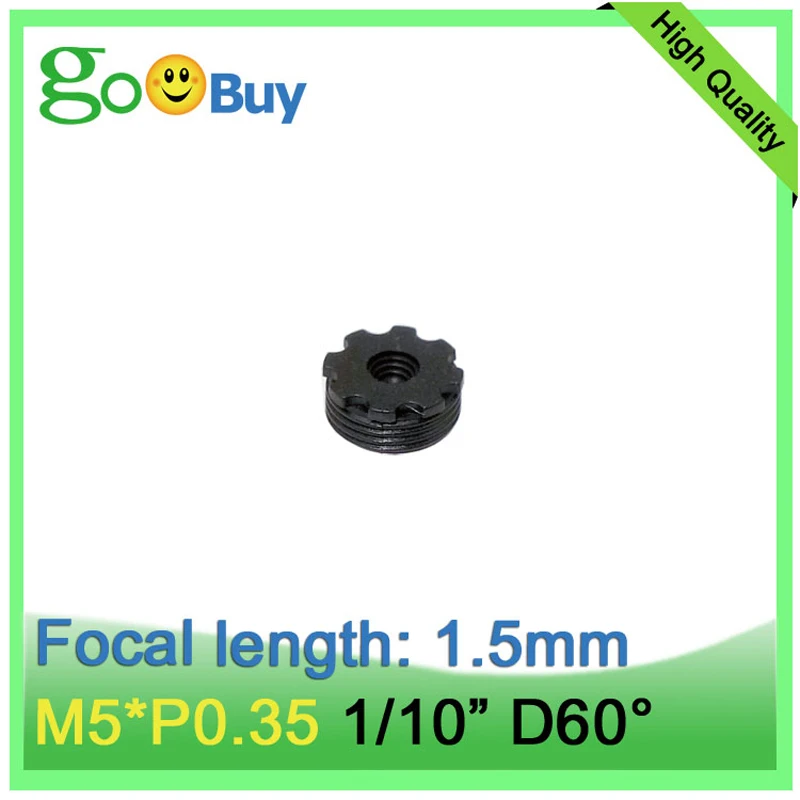 M5 * P0.35 EFL 1 5 мм объектив 60 градусов 1/10 &quotдатчик 2 МП с отверстием для сканера QR-кода