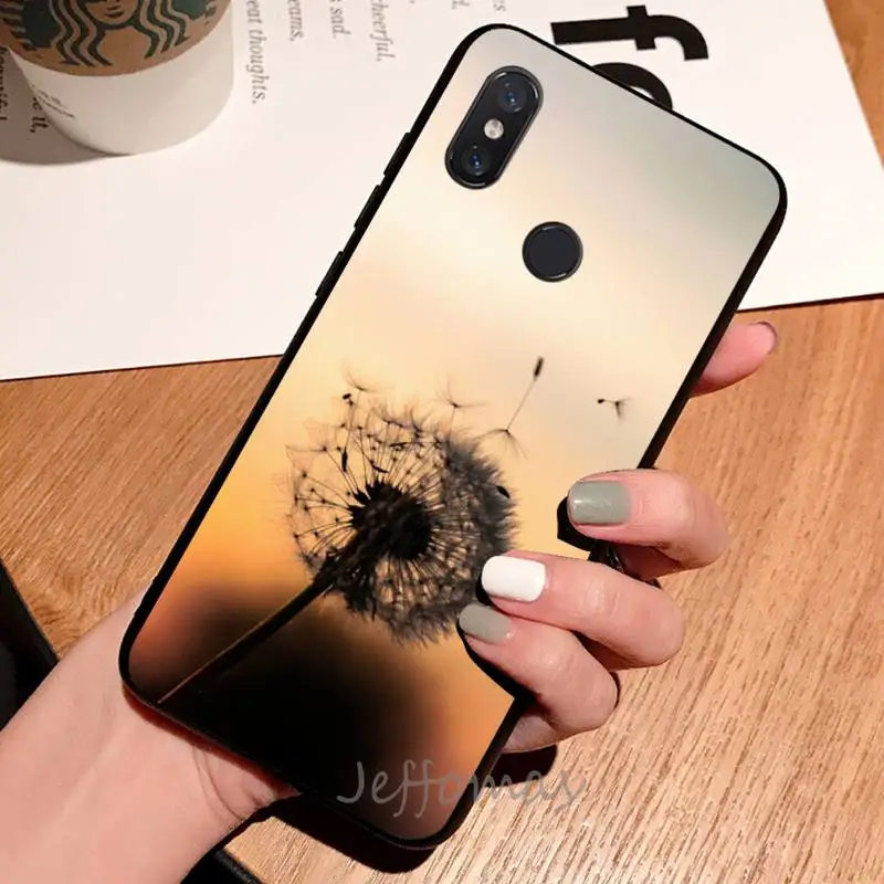 

Flower Dandelion pattern Phone Case For Xiaomi Redmi note 7 8 9 t max3 s 10 pro lite coque shell cover funda