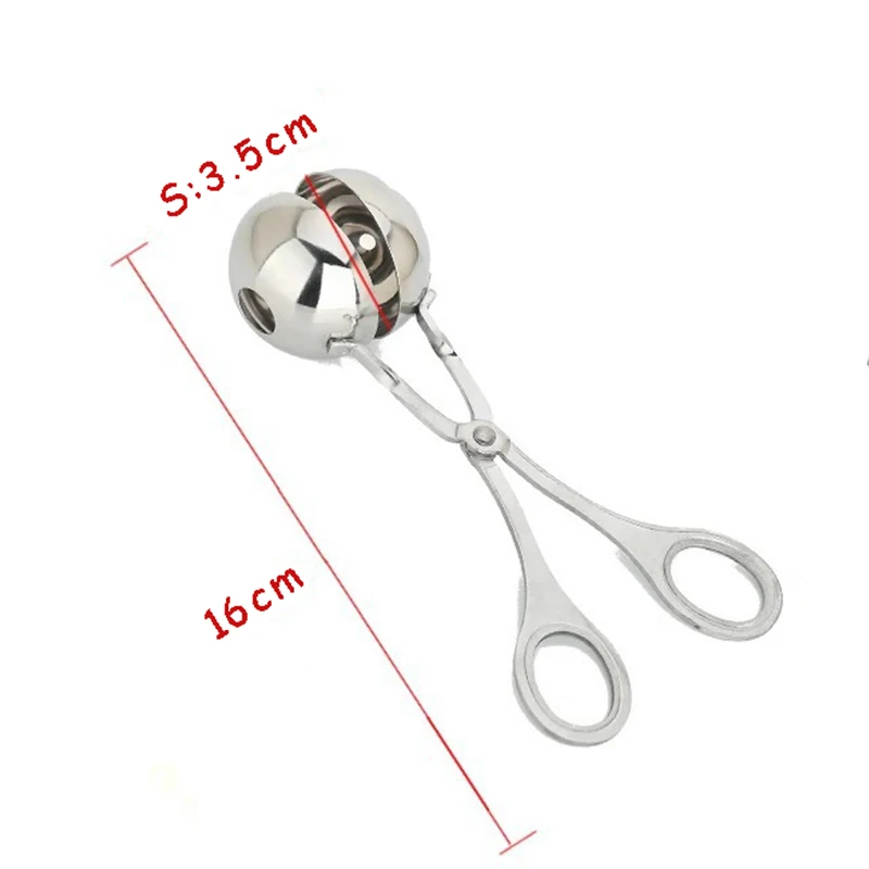 

HOT DIY Fish Meat Rice Ball Maker Meatball Mold Tools Kitchen Convenient Meatball Maker Stainless Steel Stuffed Meatball Clip