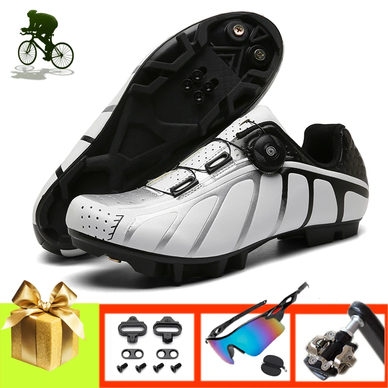 Professional Mountain Bike Shoes for Men Women Breathable Self-loking Sapatilha Ciclismo Mtb SPD Pedals Racing Cycling Sneakers