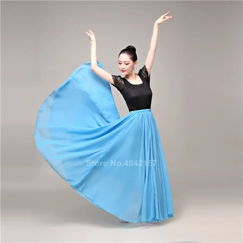 Роскошные шифоновые женские костюмы для танца живота Цыганская юбка испанского