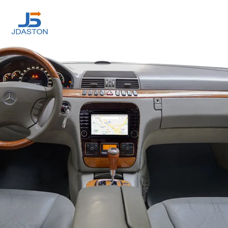 Автомобильный мультимедийный плеер DSP CARPLAY Android 10 для Mercedes Benz W220 W215 S Class S280 S320 S350 S400