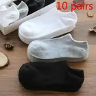 10 парлот мужские носки из хлопка большой size38-44High качество, на каждый день, дышащие носки-башмачки короткие мужские носки летние мужские носки