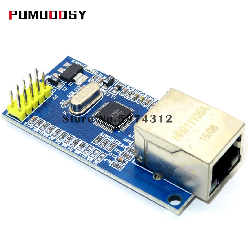 1 шт. для сетевых модулей Arduino W5500 Ethernet интерфейса TCP/IP 51/STM32 SPI 3 В 5 в I/O MCU