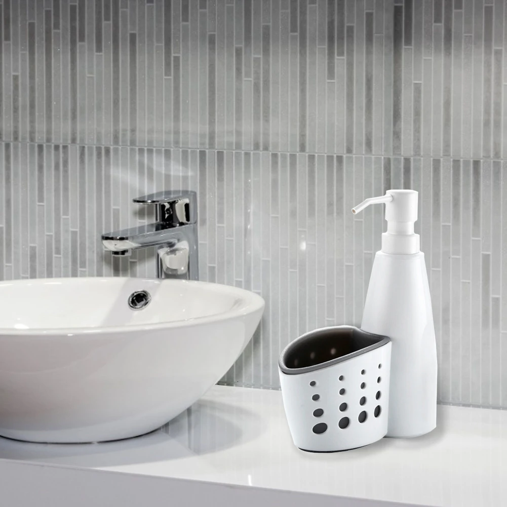 2 в 1 диспенсер и коробка для хранения пластиковый контейнер моющих средств