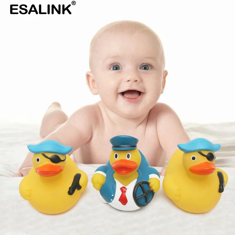 ESALINK 3 шт. 9 см детские игрушки Классические для ванны тема Captain'S комбинированный