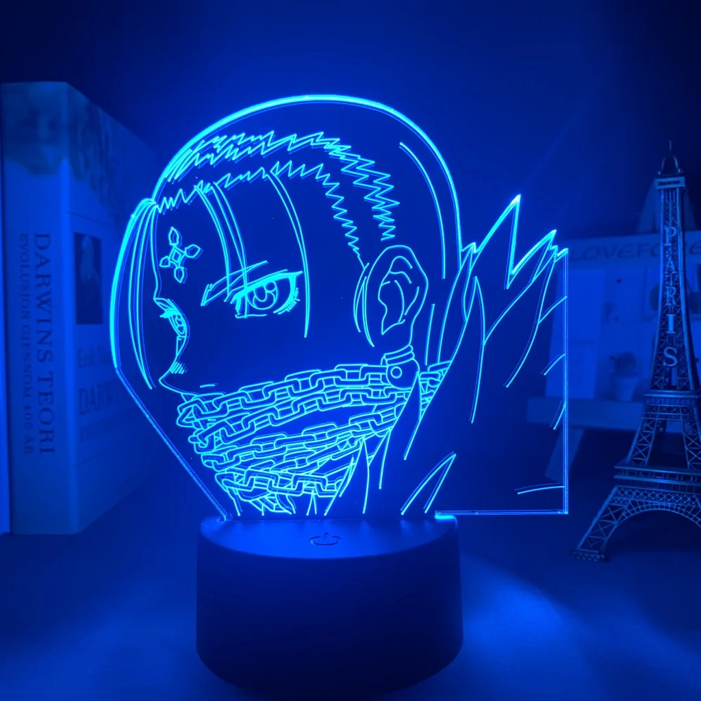 

Акриловая 3d лампа для аниме Hunter X Hunter Kulolo, декоративный ночсветильник для спальни, подарок на день рождения, светодиодный светильник для ман...