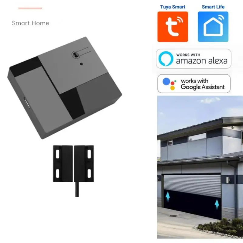 

Tuya Smart Life Garage Door Sensor Opener Controller WiFi Switch Alexa Echo Google Home DIY Smart Home App Alert No Hub