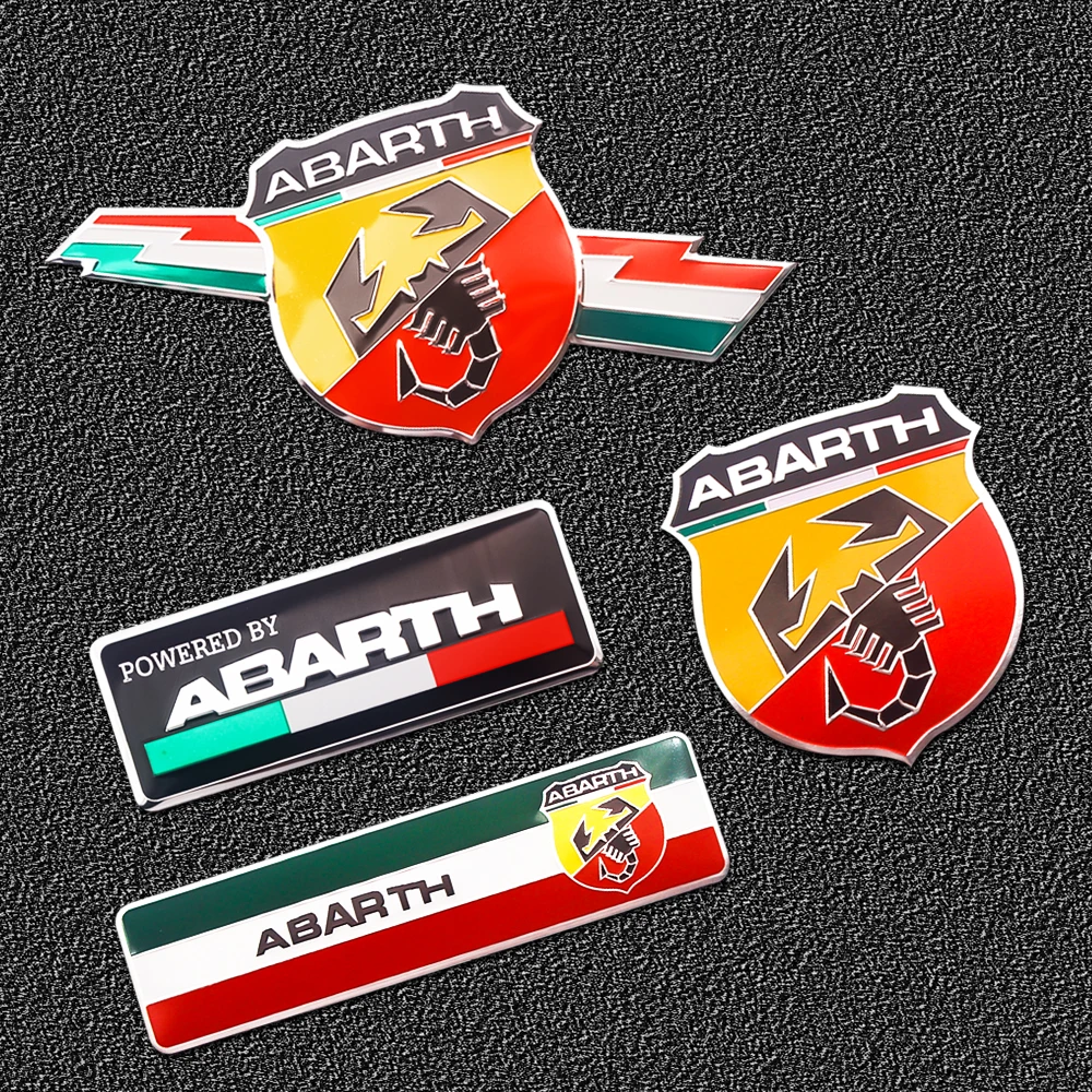 Фото 1 шт. автомобильный Стайлинг 3D Металл Италия Скорпион Abarth клейкий значок эмблема
