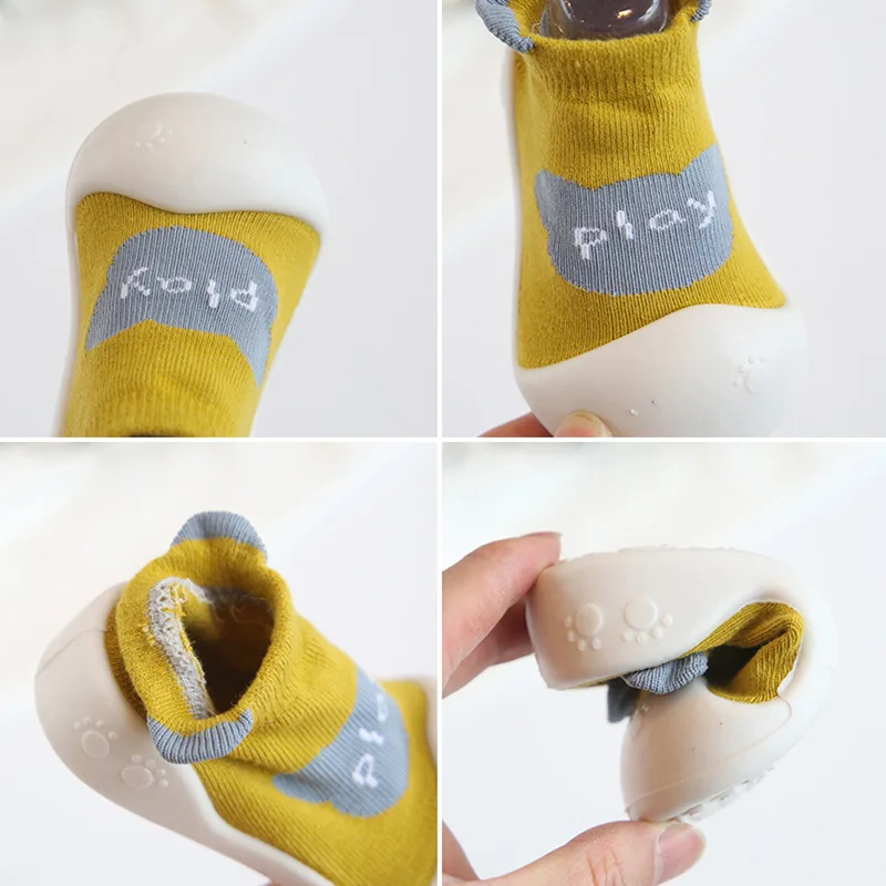 Обувь для малышей с большим носком хлопковая обувь ручной работы животными