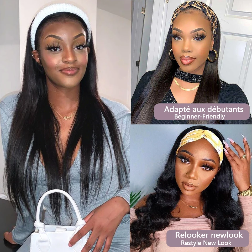 Парик из гладких человеческих волос прямые стандартные бразильские парики