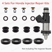 free shipping 4sets wholesale fuel injector repair kit service kit for honda crv rd2 b20b 06164 pca 000 replacement parts