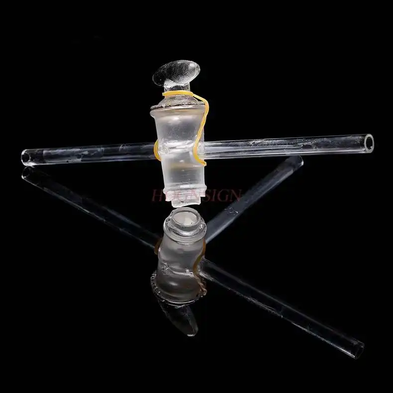 T-piston straight piston three-way glass instrument teaching |