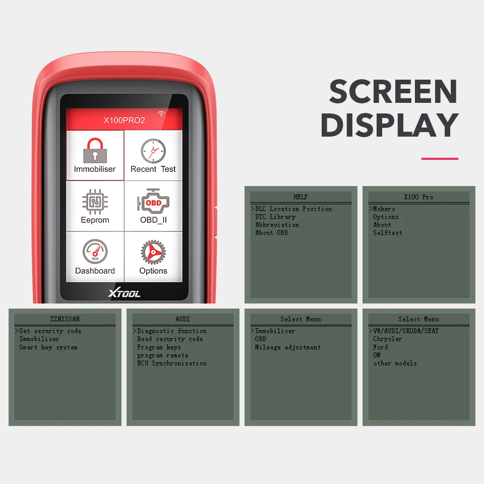Xtool x100 обновленная версия X100 PRO2 авто ключ программист OBD2 диагностический