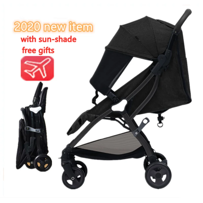 Легкая детская коляска переносная зонт для новорожденных Коляска 2 в 1 складная с