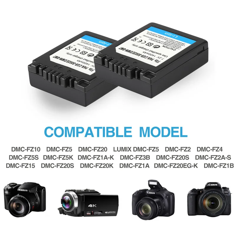CGAS002E S002E CGA Батарея для цифрового фотоаппарата Panasonic S002 DMC FZ1 FZ10 FZ10EG K FZ3B 1400mAh